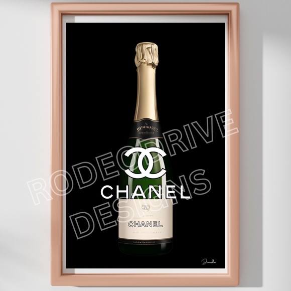 Chanel Art Print 11x17 Chanel Art signed by the Artist Denardai One of Kind - Picture 1 of 1